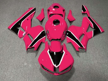 Glänzend Hellrosa & Schwarz 13-23 Honda CBR600RR Verkleidung
