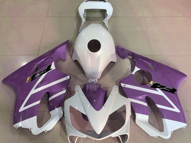 Glänzend Weiß & Lila 01-03 Honda CBR600 F4i Verkleidung