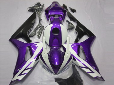 Glänzend Weiß & Lila 06-07 Honda CBR1000RR Verkleidung