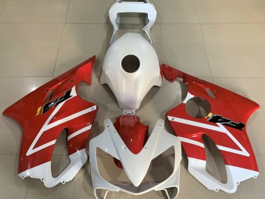 Glänzend Weiß & Rot 01-03 Honda CBR600 F4i Verkleidung