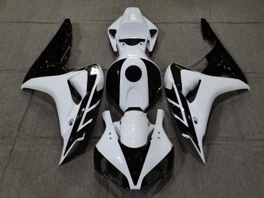 Glänzend Weiß & Schwarz 06-07 Honda CBR1000RR Verkleidung