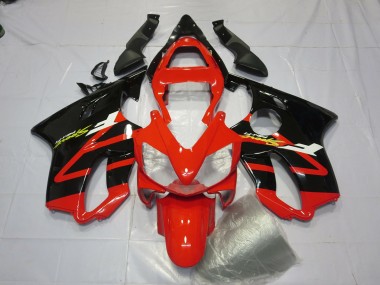 Glänzend Schwarz & Rot 01-03 Honda CBR600 F4i Verkleidung