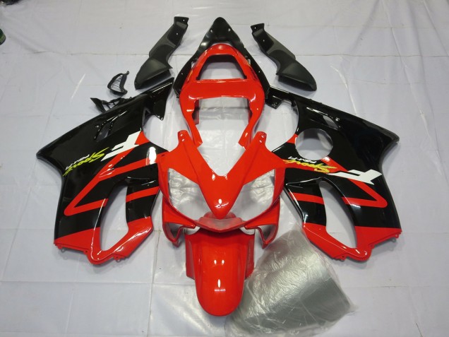 Glänzend Schwarz & Rot 01-03 Honda CBR600 F4i Verkleidung Glänzend Schwarz & Rot 01-03 Honda CBR600 F4i Verkleidung
