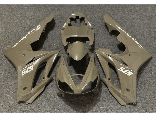 Glänzend Wüstenbraun 06-08 Triumph Daytona 675 Verkleidung Glänzend Wüstenbraun 06-08 Triumph Daytona 675 Verkleidung