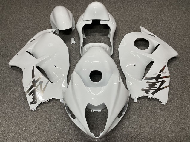 Glänzend Weißes Design 97-07 Suzuki GSXR 1300 Verkleidung Glänzend Weißes Design 97-07 Suzuki GSXR 1300 Verkleidung