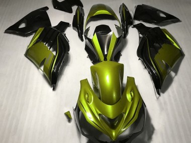 Glänzendes Gelb & Schwarz 12-21 Kawasaki ZX14R Verkleidung