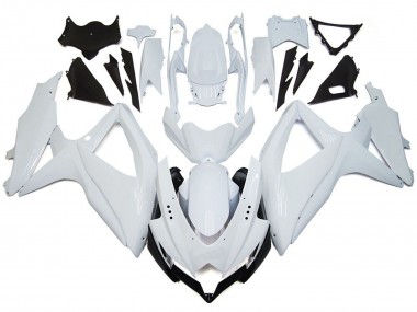 Glänzendes Glänzend Weiß 08-10 Suzuki GSXR 600-750 Verkleidung