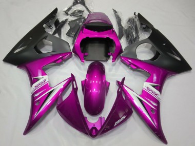 Glanzrosa & Weiß 03-04 Yamaha R6 Verkleidung