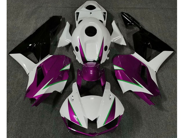 Glanzrosa Weiß & Grün 13-23 Honda CBR600RR Verkleidung Glanzrosa Weiß & Grün 13-23 Honda CBR600RR Verkleidung