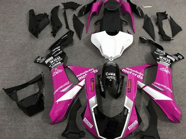 Glanzrosa Logo-Stil 15-19 Yamaha R1 Verkleidung