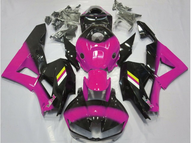 Glanzrosa & Schwarz Verblassend 13-23 Honda CBR600RR Verkleidung Glanzrosa & Schwarz Verblassend 13-23 Honda CBR600RR Verkleidung