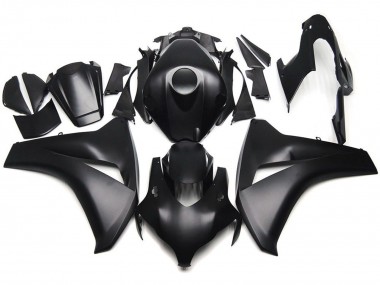 Glattes Matt Schwarz 08-11 Honda CBR1000RR Verkleidung