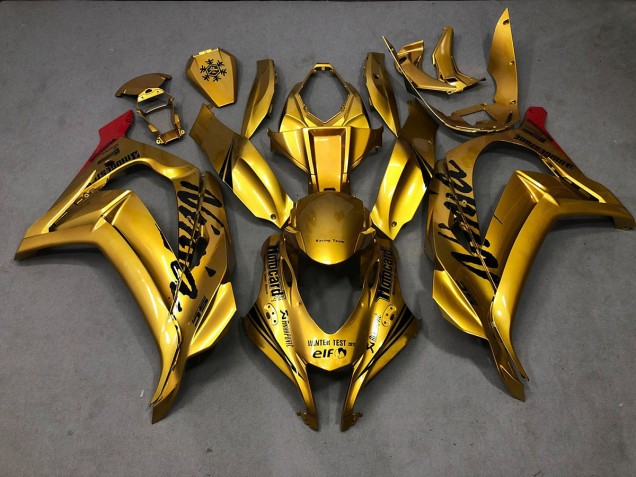 Gold 16-19 Kawasaki ZX10R Verkleidung Gold 16-19 Kawasaki ZX10R Verkleidung