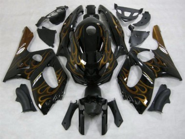 Gold Flamme Glänzend 98-07 Yamaha YZF600 Verkleidung