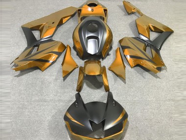 Gold & Matt Schwarz 13-23 Honda CBR600RR Verkleidung