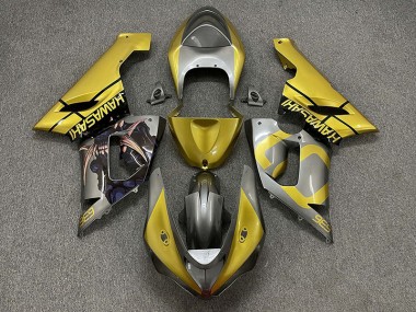 Gold & Silber 05-06 Kawasaki ZX6R Verkleidung