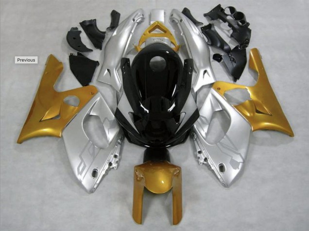 Gold & Silber Glänzend 98-07 Yamaha YZF600 Verkleidung Gold & Silber Glänzend 98-07 Yamaha YZF600 Verkleidung