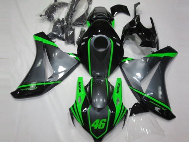 Grau Motul & Grün 08-11 Honda CBR1000RR Verkleidung