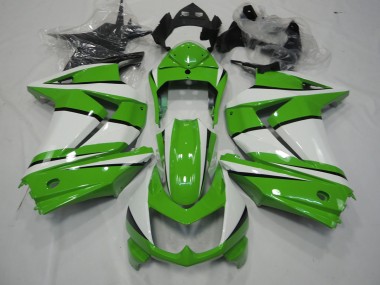 Grün & Weiß 08-12 Kawasaki Ninja 250 Verkleidung