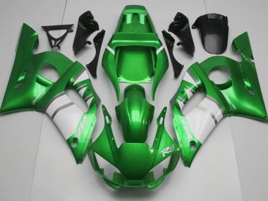 Grün-Weiß 98-02 Yamaha R6 Verkleidung