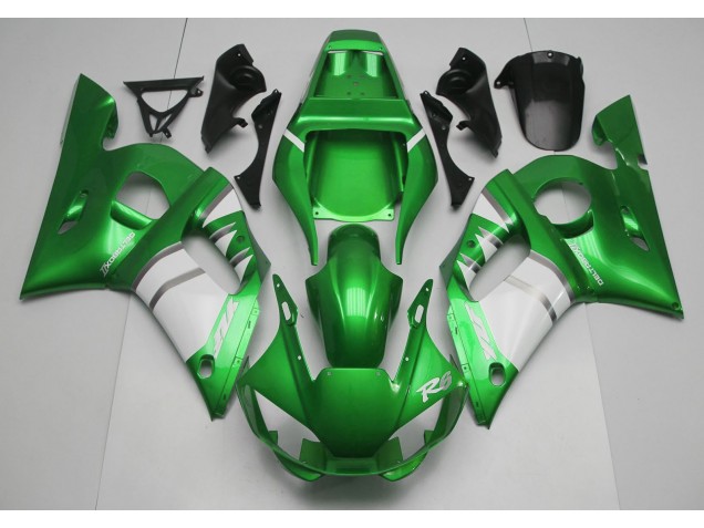 Grün-Weiß 98-02 Yamaha R6 Verkleidung Grün-Weiß 98-02 Yamaha R6 Verkleidung
