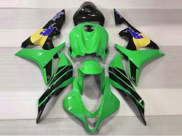 Grün & Blau Bull 07-08 Honda CBR600RR Verkleidung Grün & Blau Bull 07-08 Honda CBR600RR Verkleidung