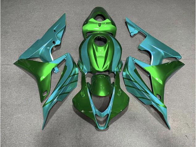 Grün-Blaugrün 07-08 Honda CBR600RR Verkleidung Grün-Blaugrün 07-08 Honda CBR600RR Verkleidung