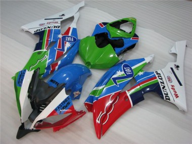 Grün Fiat 08-16 Yamaha R6 Verkleidung