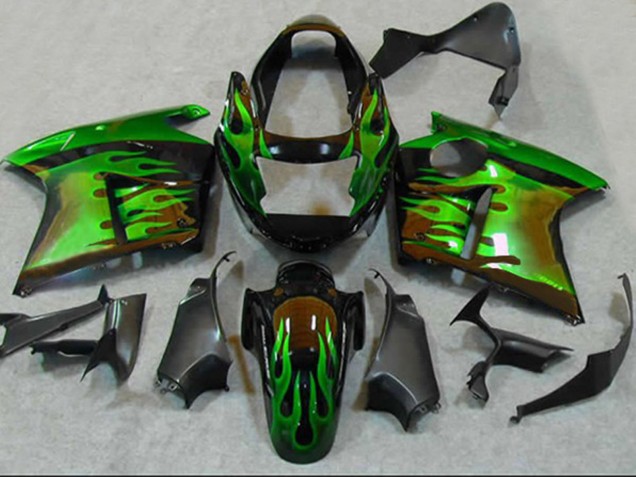 Grün Flamme 96-07 Honda CBR1100XX Verkleidung Grün Flamme 96-07 Honda CBR1100XX Verkleidung