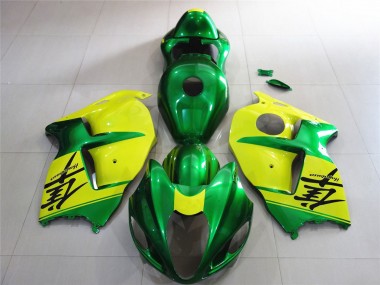 Grün & Gelb 97-07 Suzuki GSXR 1300 Verkleidung
