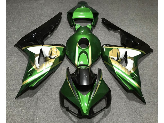 Grün-Gold 06-07 Honda CBR1000RR Verkleidung Grün-Gold 06-07 Honda CBR1000RR Verkleidung
