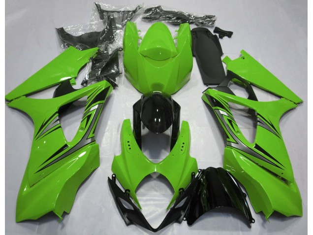 Grün OEM-Stil 07-08 Suzuki GSXR 1000 Verkleidung Grün OEM-Stil 07-08 Suzuki GSXR 1000 Verkleidung