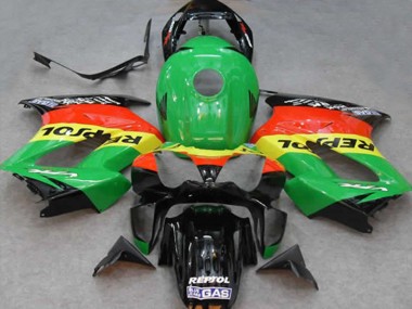 Grün Repsol 02-12 Honda VFR800 Verkleidung