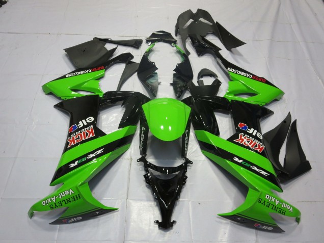 Grün & Schwarz 08-10 Kawasaki ZX10R Verkleidung