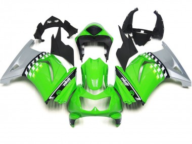 Grün & Schwarz 08-12 Kawasaki Ninja 250 Verkleidung