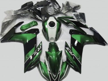 Grün & Schwarz Glänzend 15-18 Yamaha R3 Verkleidung