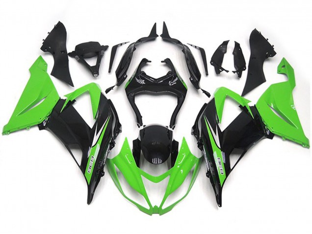 Grün & Schwarz Leuchtend OEM-Stil 13-18 Kawasaki ZX6R Verkleidung Grün & Schwarz Leuchtend OEM-Stil 13-18 Kawasaki ZX6R Verkleidung