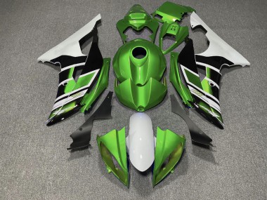 Grün Schwarz & Weiß OEM-Stil 08-16 Yamaha R6 Verkleidung