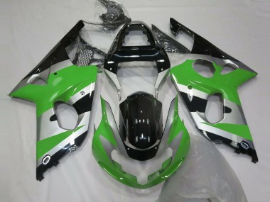 Grün Silber OEM Stil 00-02 Suzuki GSXR 1000 Verkleidung
