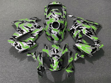 Grün Tarnung 02-12 Honda VFR800 Verkleidung