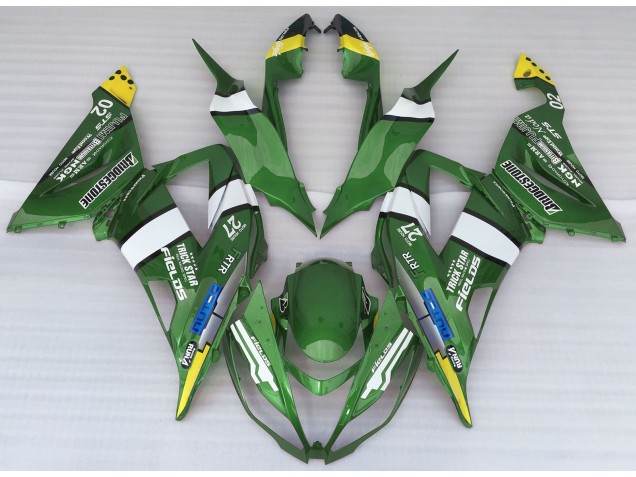 Grüner Logostil 13-18 Kawasaki ZX6R Verkleidung Grüner Logostil 13-18 Kawasaki ZX6R Verkleidung
