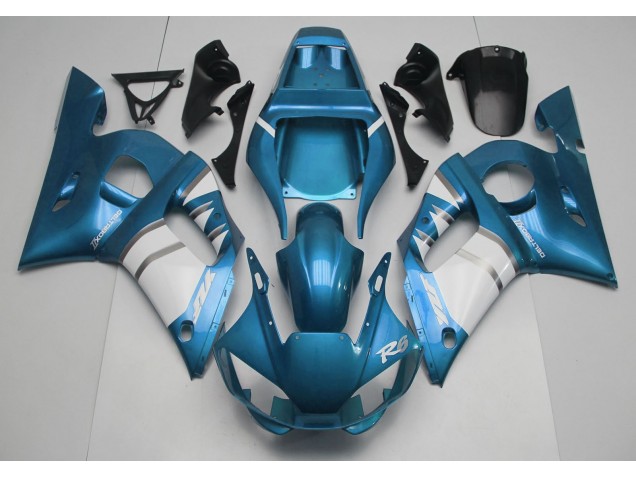 Hellblau & Weiß 98-02 Yamaha R6 Verkleidung Hellblau & Weiß 98-02 Yamaha R6 Verkleidung