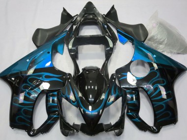 Hellblau Flamme 01-03 Honda CBR600 F4i Verkleidung