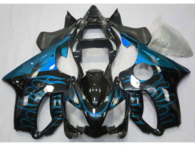 Hellblau Flamme 01-03 Honda CBR600 F4i Verkleidung