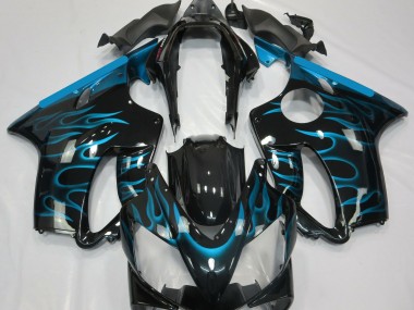 Hellblau Flamme 04-07 Honda CBR600 F4i Verkleidung