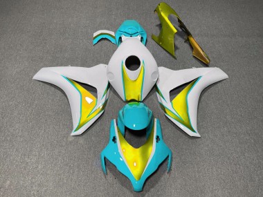 Hellblau & Gold 08-11 Honda CBR1000RR Verkleidung