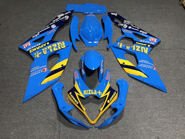 Hellblau Rizla 05-06 Suzuki GSXR 1000 Verkleidung Hellblau Rizla 05-06 Suzuki GSXR 1000 Verkleidung