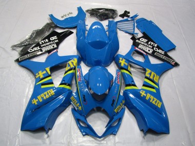 Hellblau Rizla 07-08 Suzuki GSXR 1000 Verkleidung