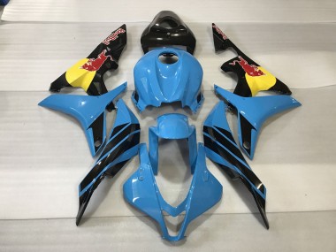 Hellblaurot Bull 07-08 Honda CBR600RR Verkleidung
