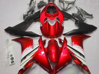 Helles Rot & Weiß 04-06 Yamaha R1 Verkleidung